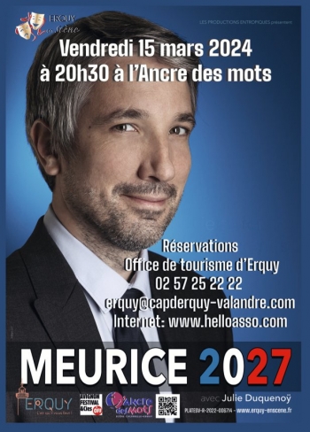 MEURICE 2027   Humour, Guillaume Meurice