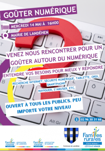 GOUTER NUMERIQUE LE 14 MAI 2025 à LANDEHEN